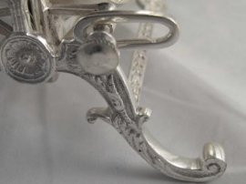 00445 Pair-2-Victorian-Silver-Shell-Shaped-Biscuit-Sweet-Container-16
